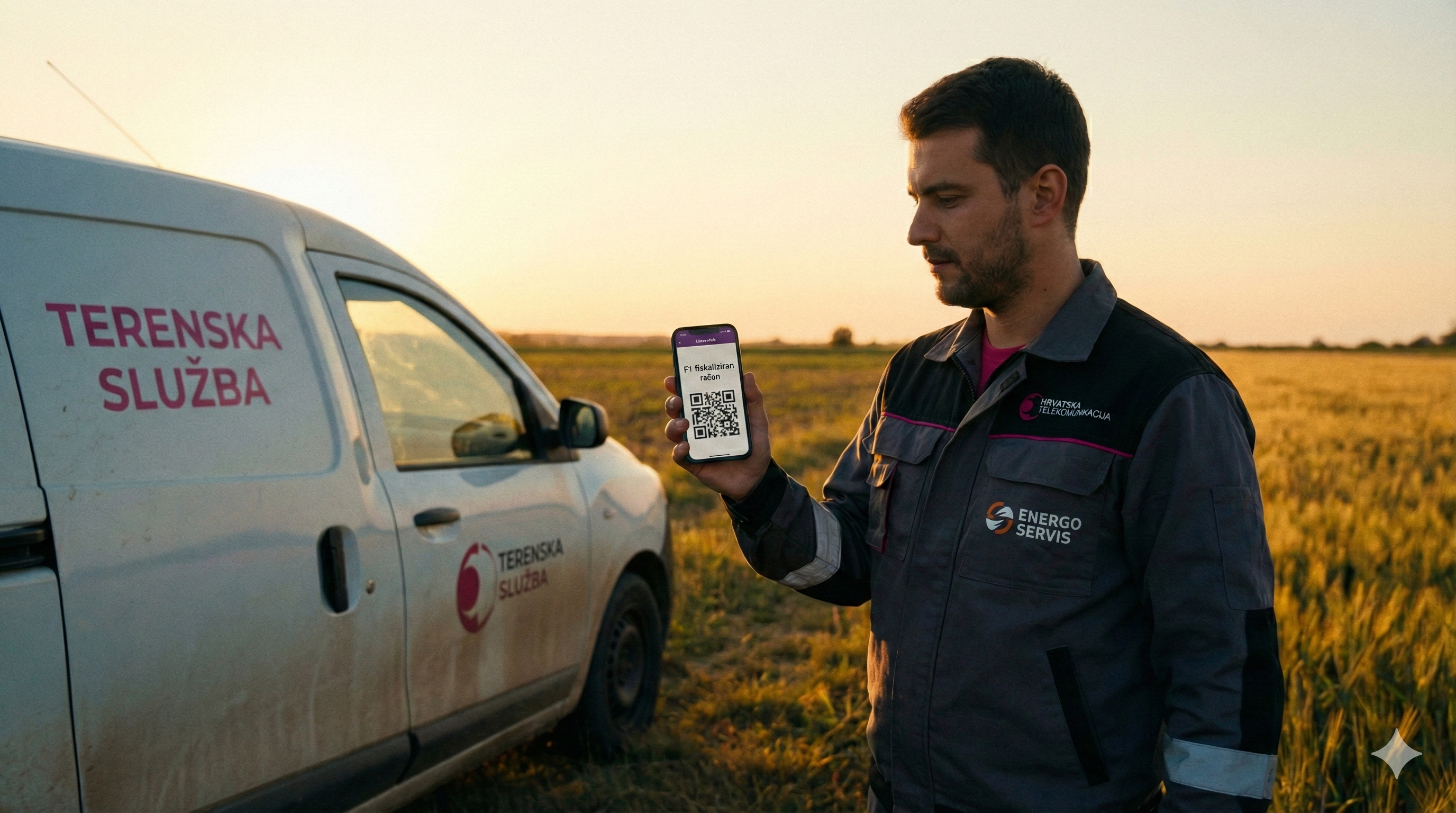 Terenski majstor na mobitelu